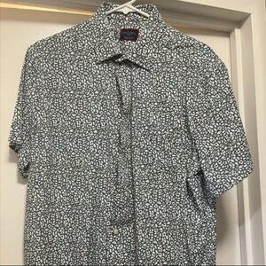 Untuckit Palazette short sleeve performance button down, medium NWOT